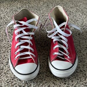 Converse Red Kids High-Top Sneakers